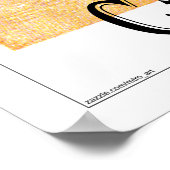 Poster Laguna Beach California Retro Beach années 1920 (Coin)