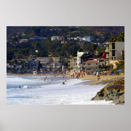 Poster Laguna Beach Californie (Devant)
