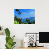 Poster Laguna Palm Trees et Ocean Bliss (Bureau à domicile)