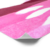 Poster Lagune rose (Coin)
