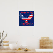 Poster L'aigle américain Rockin' dans le monde libre (Cuisine)