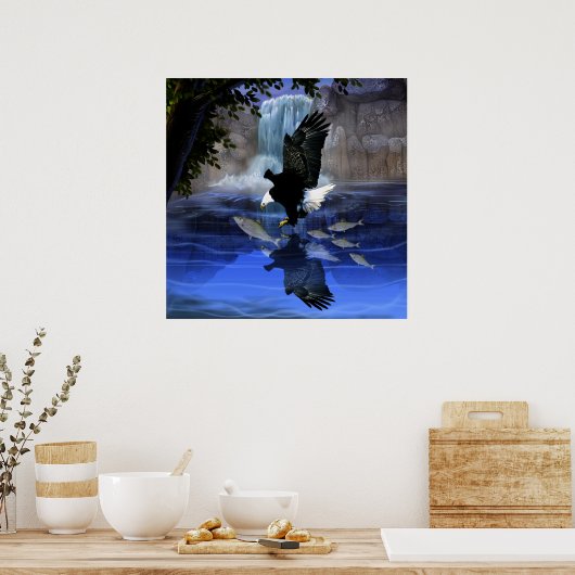 Poster L'aigle et la cascade (Cuisine)