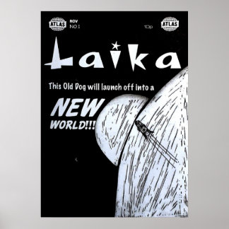Poster Laika comic cover