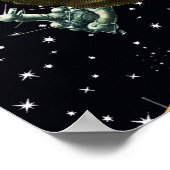 Poster Laika — Sovietwave, Gagarine, art spatial (Coin)