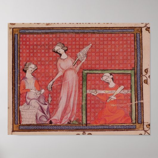 Poster Laine de filature pour femmes (Devant)