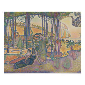 Poster L'air du soir par Henri-Edmond Cross