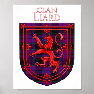 Poster Laird Tartan Scottish Plaid Lion Rampant