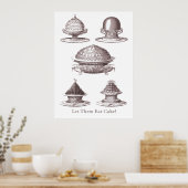 Poster Laisse-Les Manger Du Gâteau ! Souffles françaises  (Cuisine)