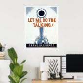 Poster Laisse-moi faire le Talking ! Servir en silence -  (Bureau à domicile)