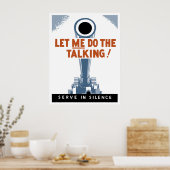 Poster Laisse-Moi Parler ! Servir En Silence (Cuisine)