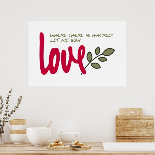 Poster Laisse-moi semer l'amour (Cuisine)