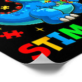 Poster Laisse-Moi Stim Bro Bruh Sensibilisation sur l'aut (Coin)