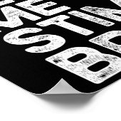 Poster Laisse-Moi Stim Bro Drôle Sensibilisation sur l'au (Coin)