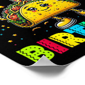 Poster Laisse Taco Bout Mon Anniversaire Funny Mexicain P (Coin)