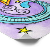 Poster Laisse Un Peu Éclairer (Coin)