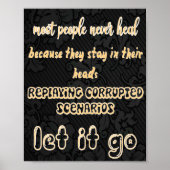 Poster Laisser aller l'affiche (Devant)