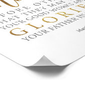 Poster Laisser Briller Votre Lumière Devant D'Autres Matt (Coin)