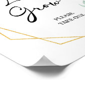 Poster Laisser Croissance Amour S'Il Vous Plaît Prendre U (Coin)