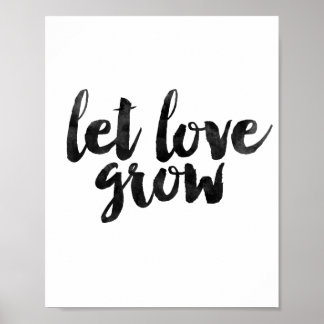 Poster Laisser grandir l'amour