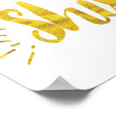 Poster Laisser Imprimer Votre Art Léger (Coin)