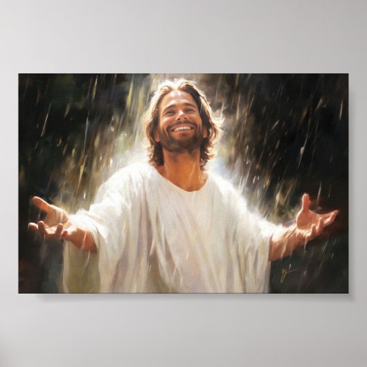 Poster Laisser la pluie (Devant)