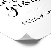 Poster Laisser l'amour grandir Mariage Plante Faveurs bot (Coin)