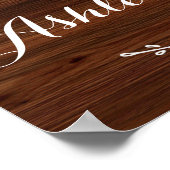 Poster Laisser l'aventure commencer ajouter des noms sign (Coin)