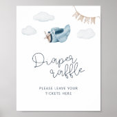 Poster Laisser L'Aventure Commencer Baby shower Déchets R (Devant)