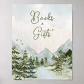 Poster Laisser l'aventure commencer Woodland Livres et Ca (Devant)