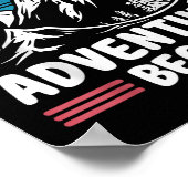 Poster Laisser l'aventure de 5e année débuter Teac de 5e  (Coin)