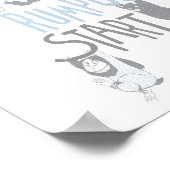 Poster Laisser le Rumpus sauvage commencer - Bleu (Coin)