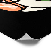 Poster Laisser Les Bons Temps Rouler Des Sushi Fantaisie (Coin)