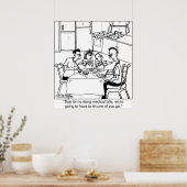 Poster Laisser Les Enfants Aller Payer Des Facturations (Cuisine)