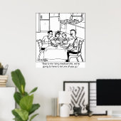 Poster Laisser Les Enfants Aller Payer Des Facturations (Bureau à domicile)