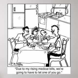 Poster Laisser Les Enfants Aller Payer Des Facturations