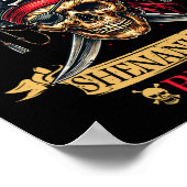 Poster Laisser Les Shenanigans Pirates Commencer Le Crâne (Coin)