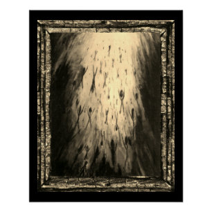 Poster Laisser L'Obscurité Entrer Dans La Lumière