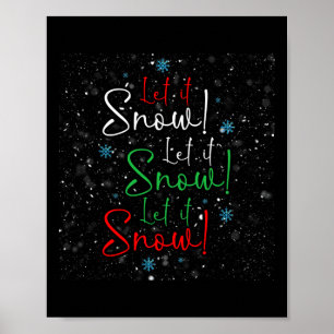 Poster Laisser Neige Laisser Neiger Laisser Neiger Feu De