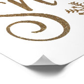 Poster Laisser neiger (Coin)