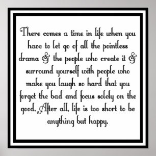 Poster Laisser tomber le drame