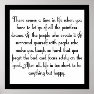 Poster Laisser tomber le drame