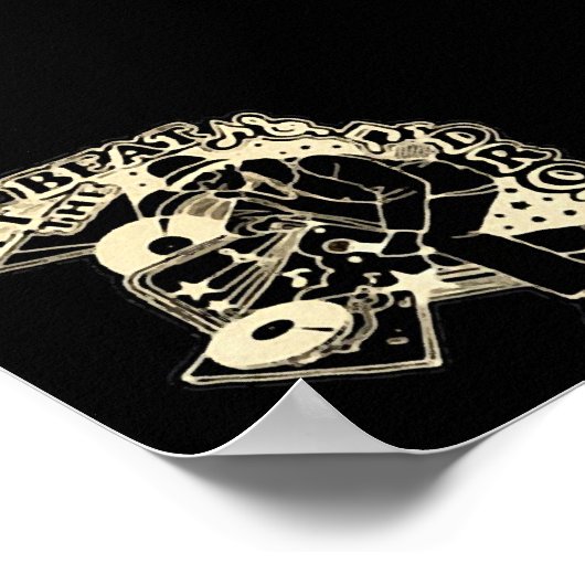 Poster laisser tomber le rythme (Coin)