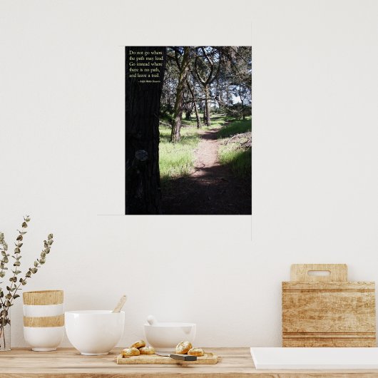 Poster Laisser un sentier (Cuisine)