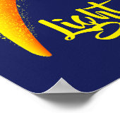 Poster "Laissez Briller Votre Lumière" Tir L'Étoile Impri (Coin)