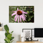 Poster Laissez la beauté de ce que vous aimez (Bureau à domicile)