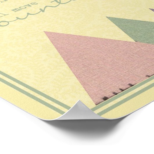 Poster "Laissez-la dormir car quand elle se réveillera" P (Coin)