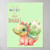 Poster Laissez Le Monde Entendre Votre Rire ! Aquarelle m (Devant)