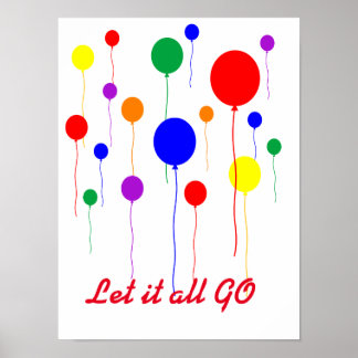 Poster laissez -le tout aller