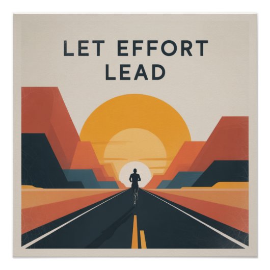 Poster Laissez l'effort mener (Devant)