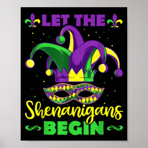Poster Laissez les espiègleries commencer Chapeau de bouf